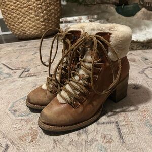 Norway Booties in Cognac by Freebird